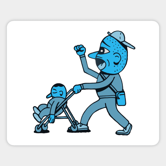 Pushchair Baby Magnet by JonDelorme